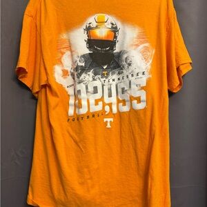 TN Volunteers Orange Graphic Football T-Shirt